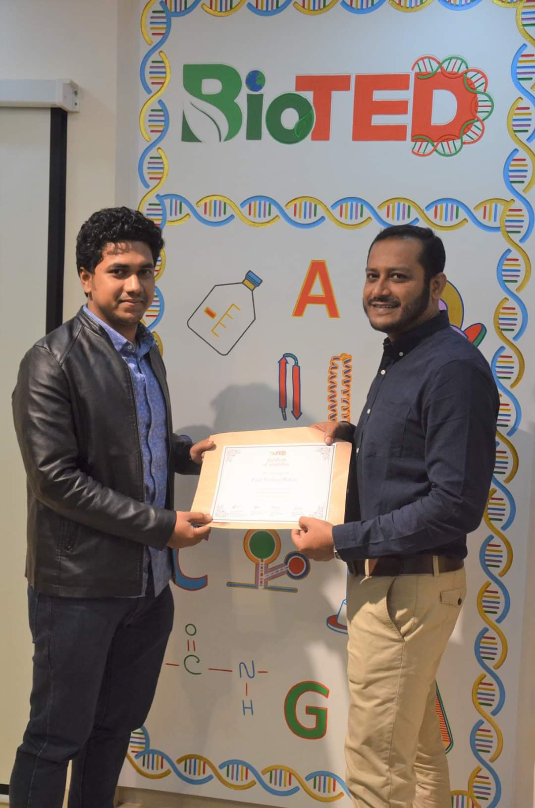 Certificate Awarded Upon Successful Completion of Bioinformatics Training