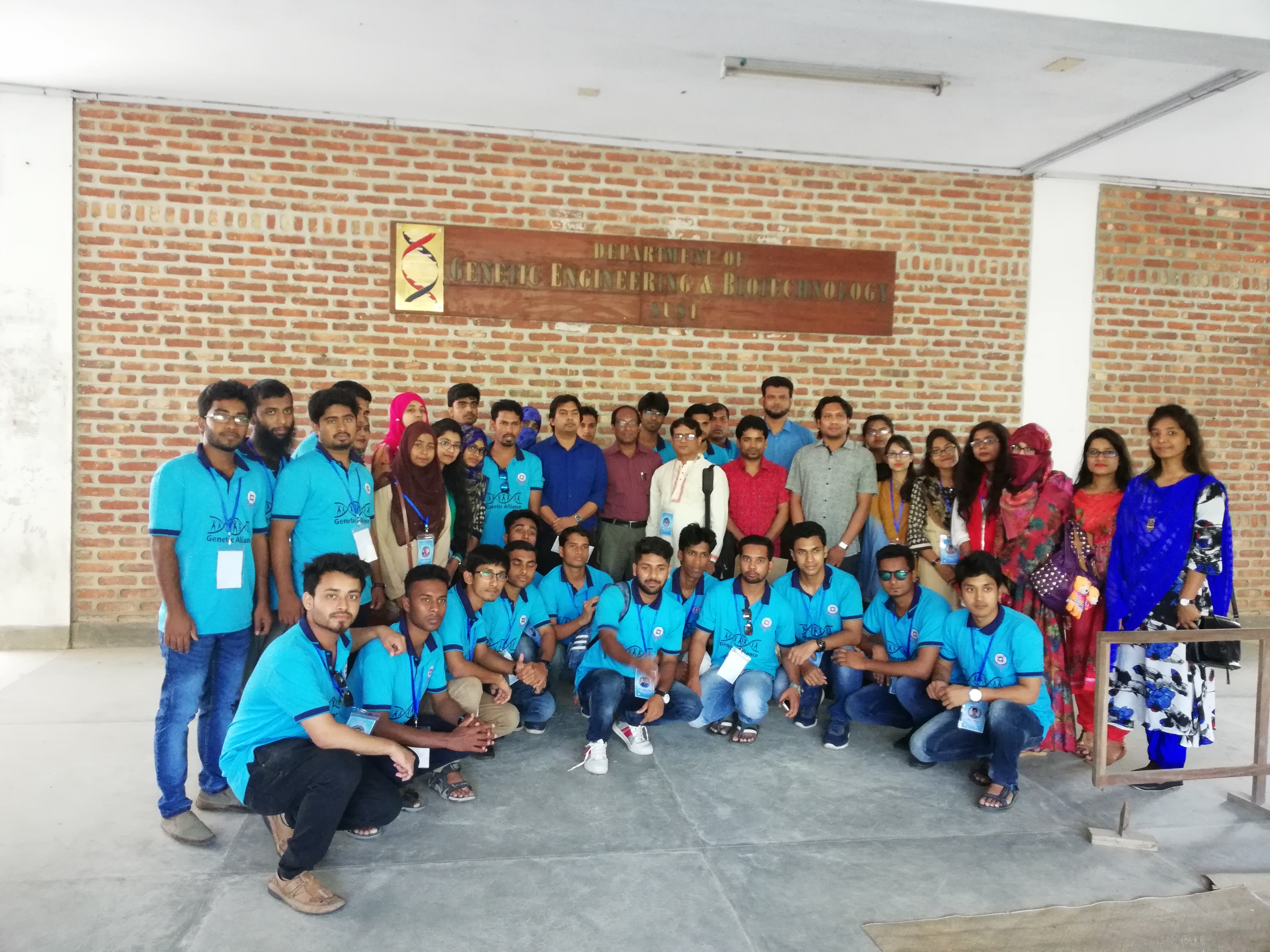 Laboratory visit at Shahjalal University of Science & Technology